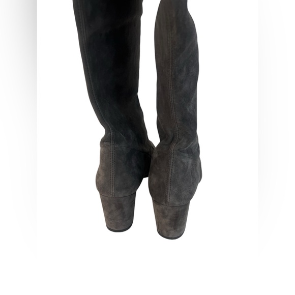 Stuart Weitzman grey Landmark over the knee boots - Picture 10 of 11